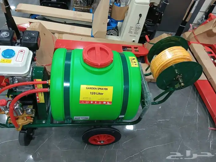 ماطور 45 بار معئ محرك بنزين 7.5 حصان معئ خزان 120 لتر 4