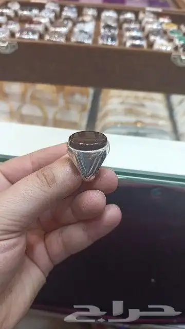 خواتم فضه رجالي عيار 925تفصيل وجاهز 8