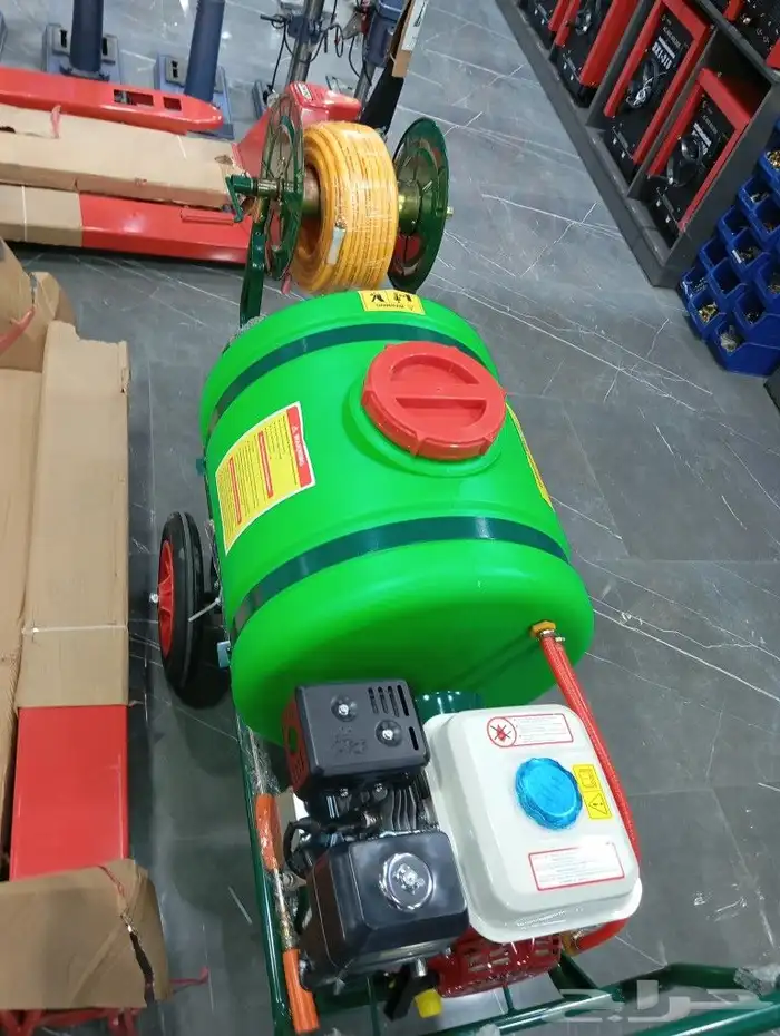 ماطور 45 بار معئ محرك بنزين 7.5 حصان معئ خزان 120 لتر 3