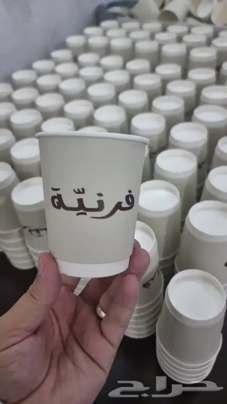 طباعة كاسات اكواب شفاف كرتونية مطبعة بوكسات مطابع دعاية واعل 2
