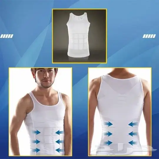 مشد رجالي خفي للتخسيس ومنح الجسم مظهر متناسق xxl - xxxl 3