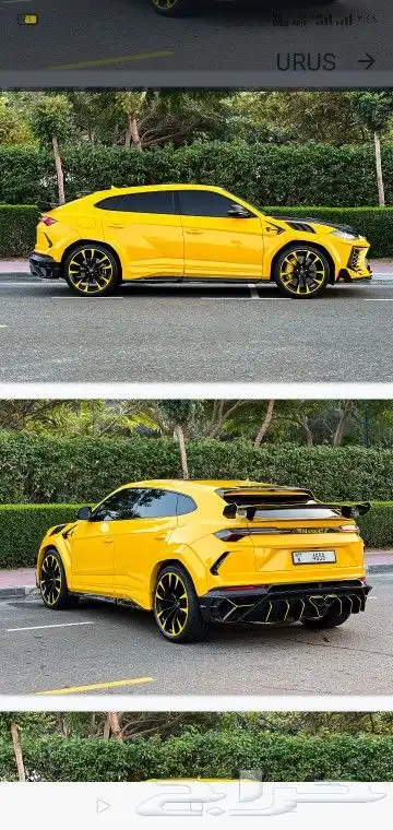 لامبورغيني اوروسMansory 2023 للايجار في دبي 1