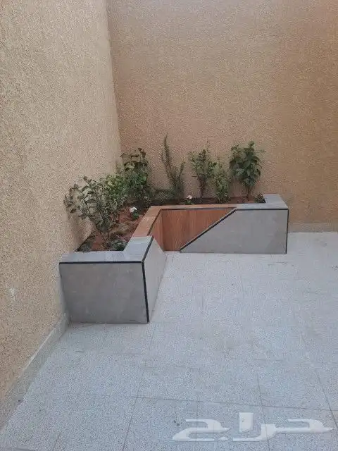 فن حدائق وعشب صناعي وزرع طبيعي 4