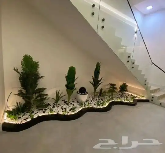 فن حدائق وعشب صناعي وزرع طبيعي 6