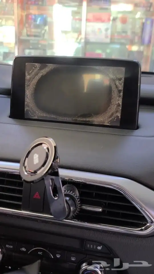 اصلاح شاشة اللمس مزداءCX9 المتوقفه والمشهبه تغيير شاشة لمس 4