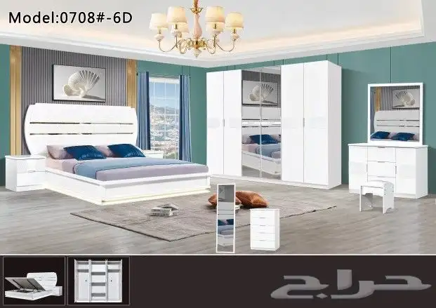 غرف نوم جديدة مع توصيل مجاني 13