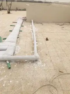 شركة عزل مواسير المياه من الحرارة تغليف المواسير بالصوف الصخ 1