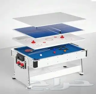 العاب متعددة بطاولة واحدة 3ب1 4ب1 تنس هوكي بلياردو 5