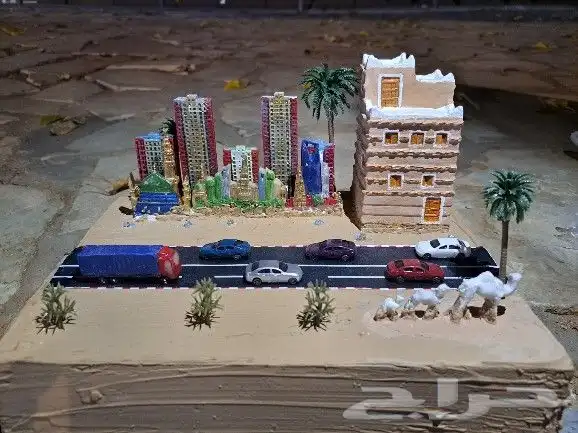 مجسمات واعمال اليوم الوطني 1