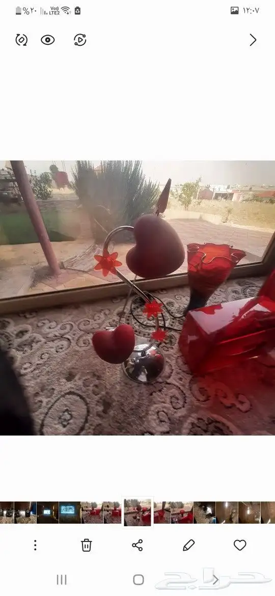 عدد 4 قطع تحف طاواة صطل علبت مناديل ابجورة وفازة 0