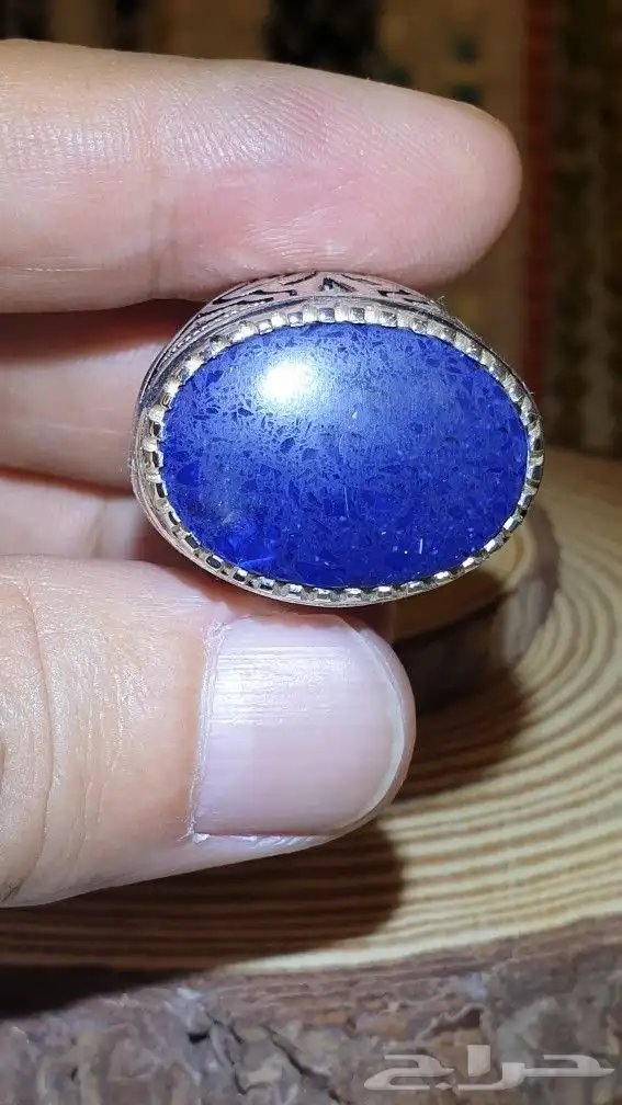خاتم لازورد أفغاني صياغة يدوية الشريف 11
