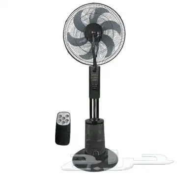 مروحة رذاذ عمودية بريموت تحكم بقوة 100w وخزان ماء 4 لتر 2