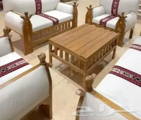 طقم خشب فاخر سبعة اشخاص 2
