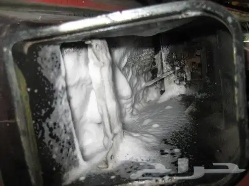 تنظيف ثلاجة المكيف بدون فك 12