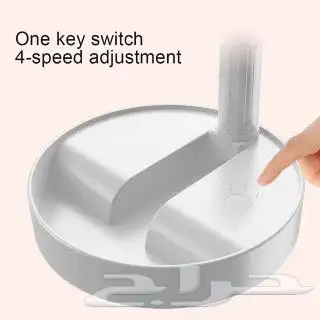 مروحة محموله لاسلكي بطاريه اعادة الشحن بمنفذ USB 4