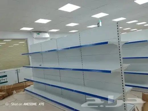 رفوف سوبر رفوف تخزين رفوف مستودعات كاشيرات استاندات 6