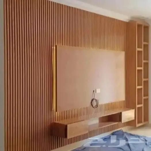 تركيب ديكورات داخليه شيبورد بديل الحجر بديل الخشب 8