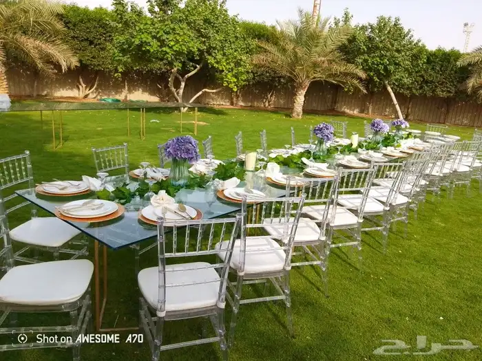 طاولات طعام للتأجير 5