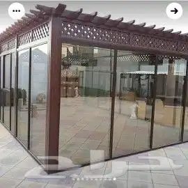 تركيب مجالس قزاز مجالس قرميد خيام ملكيه مظلات حدائق مظلات سي 3