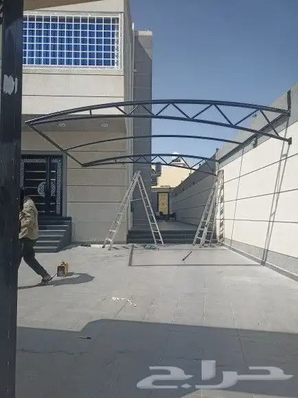مظلات سواتر جلسات مواقف سيارات هناجر مستودعات 0