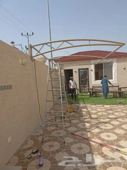 مظلات سواتر جلسات مواقف سيارات هناجر مستودعات 5