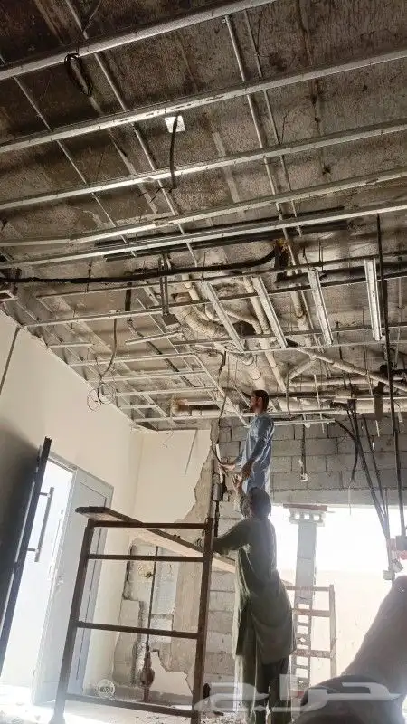 مقاول ديكورات جبس  بديل رخام  بديل خشب   هربا سبا ه  بلاط 9