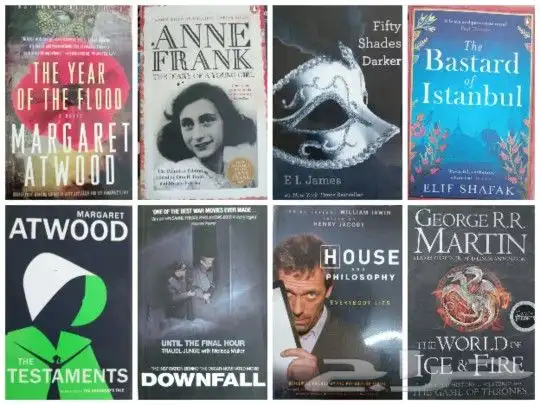 مجموعة كبيرة من الكتب والروايات عربية وانجليزية 40