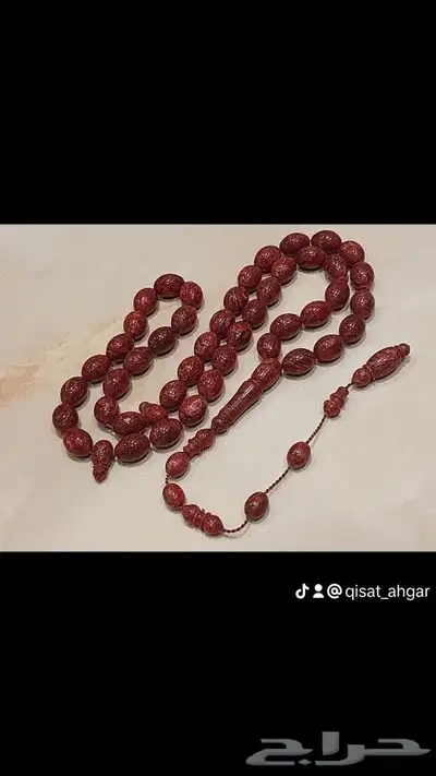 مسباح سبحة ورد طبيعي فواح 0