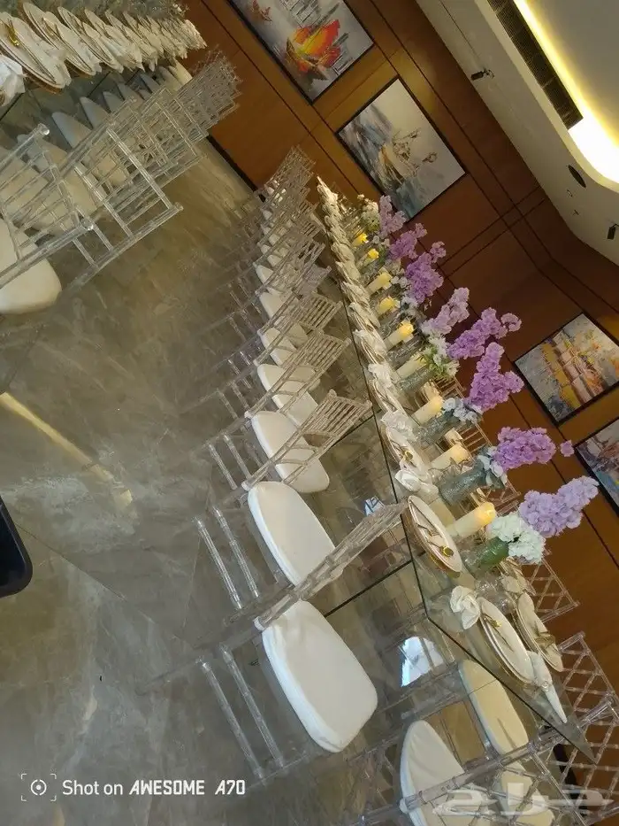 طاولات طعام للتأجير 0