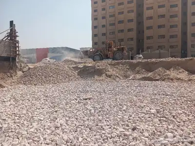 اعمال الاحلال ومعالجه التربه الحفر والدفان 0