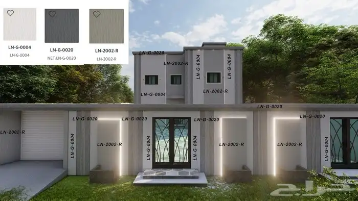 تصميمات عصريه للواجهات 2