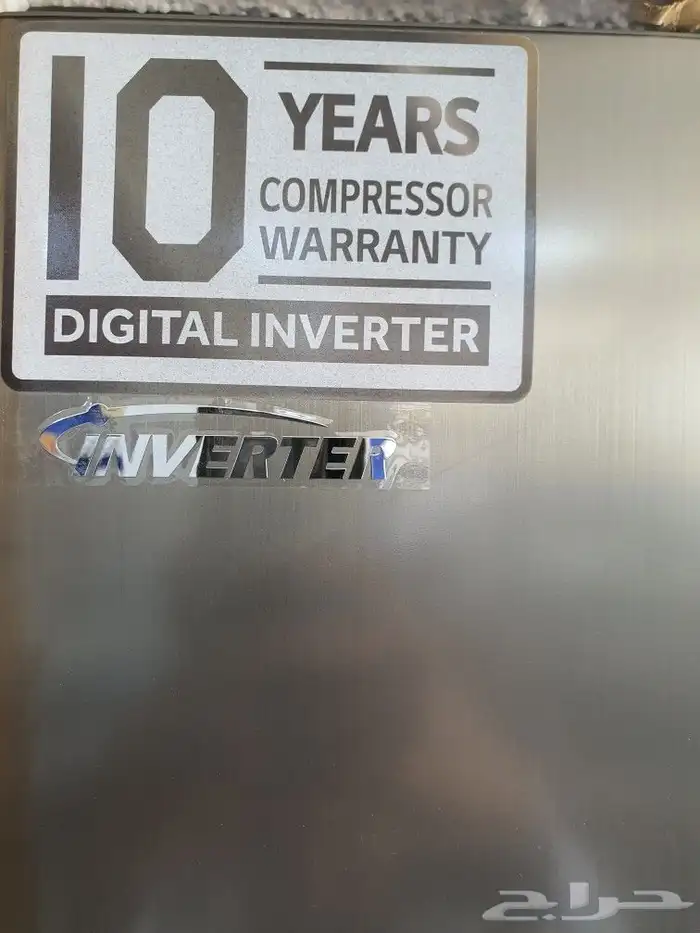 ثلاجة بابين فريزر علوي 22.4 قدم 635 لتر استيل ثلاجه كبيره 7