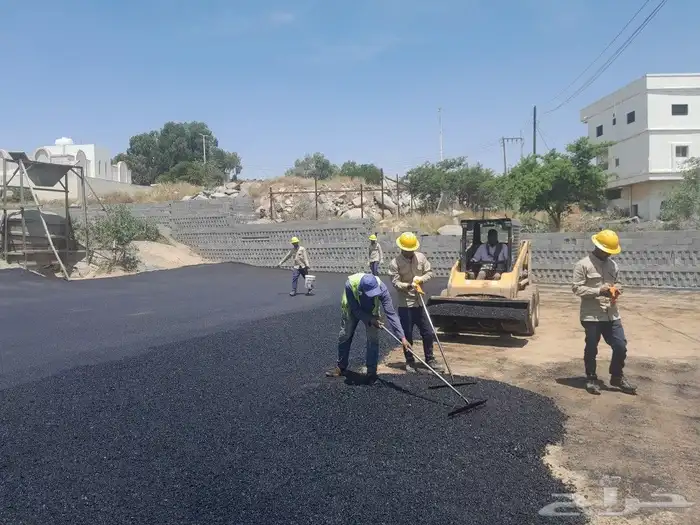 أعمال الاسفلت الحار والمقشور والتخطيط 48