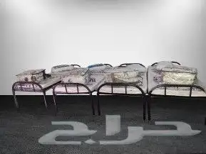 سرير حديد دور ودورين مراتب طبيه تأثيث سكن عمال سعر خاص 1