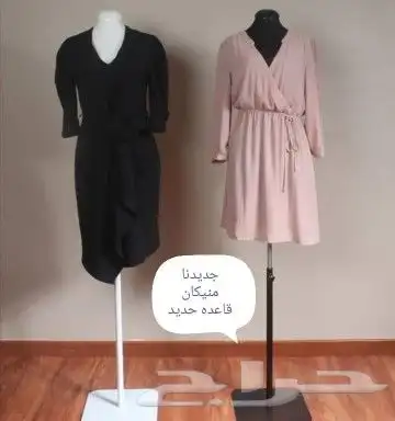 مانيكان فلين ملبس قماش قاعده حديد 0