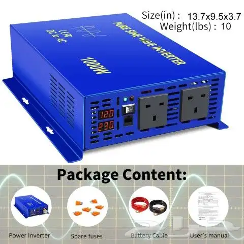 محول كهرباء 12v موجة نقية 0