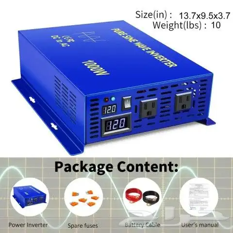 محول كهرباء 12v موجة نقية 6