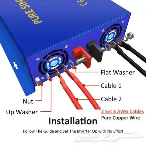 محول كهرباء 12v موجة نقية 2