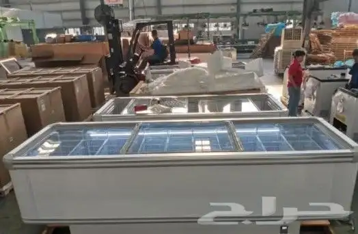 فريزرات مسطحة سحاب أفقي زجاج أحجام مختلفة 0