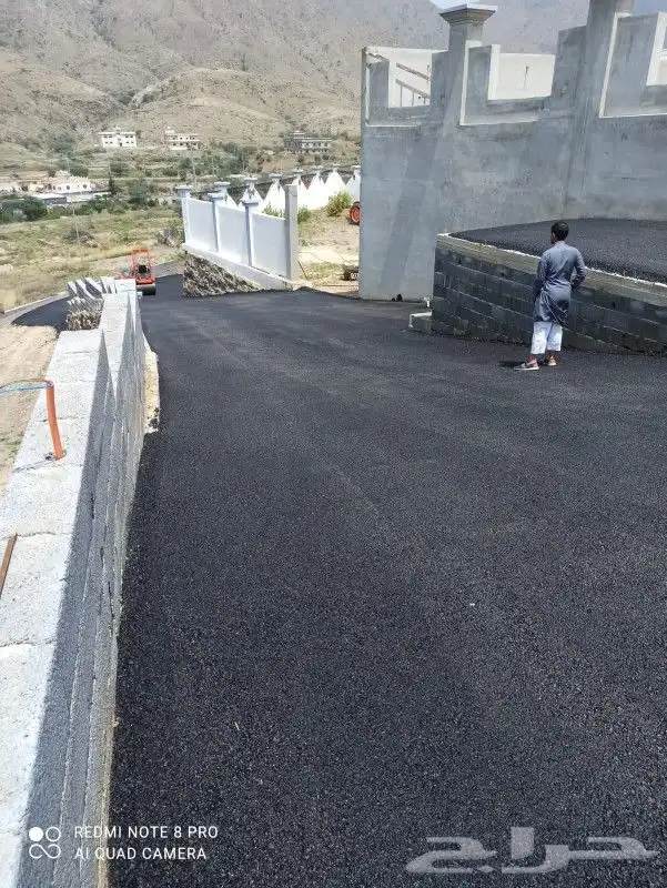 أعمال الاسفلت الحار والمقشور والتخطيط 43