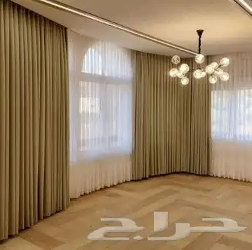 ستائر الويفي جوده وإتقان العمل تفصيل حسب الطلب بلاك اوت مخمل 0