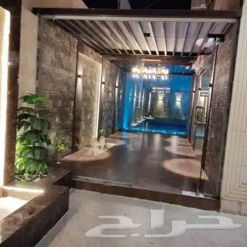 تنسيق حدائق شلالات نوفير مظلات 8