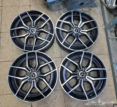 جنوط مرسيدسE300موديل2023 مقاس19 اصليه وكاله 3