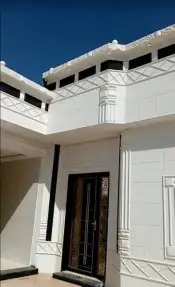 ديكورات خارجيه لياسه ملونه تصميم الحجر الطبيعي 6