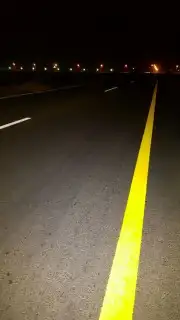 تخطيط بويات الاسفلت حراري وبارد يدوي ومكينه 2