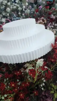 حبيبات فلين فلين هرم فلين صحون حلويات فلين ديكور 20