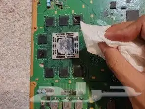 تنظيف من الغبار وتغيير معجون حراري سوني 3 4 2