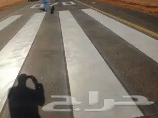 تخطيط بويات الاسفلت حراري وبارد يدوي ومكينه 0