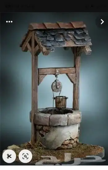 نحت بالاسمنت والخلطه. شلالات مياه. اشجار. احجار .طوب .صخور 1