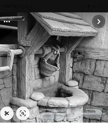 رسم تراث بيت طين ومناظر تراثيه ونحت شلالات مياه 13